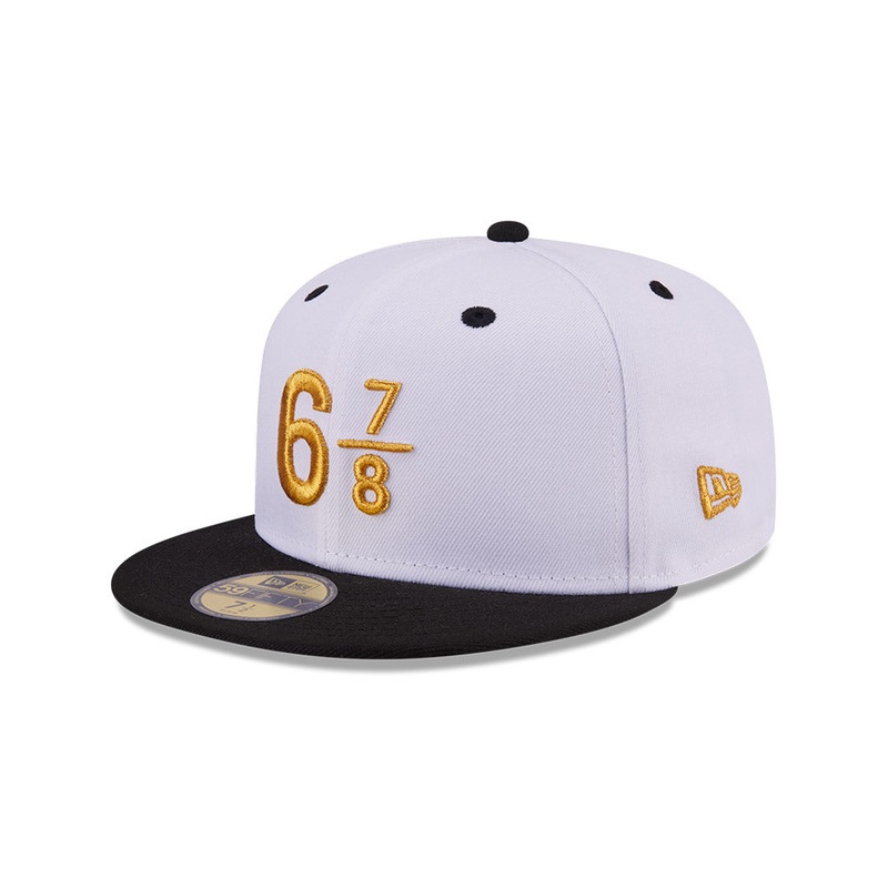 NEW ERA 59FIFTY DAY 6 7/8 WHITE 59FIFTY CAP
