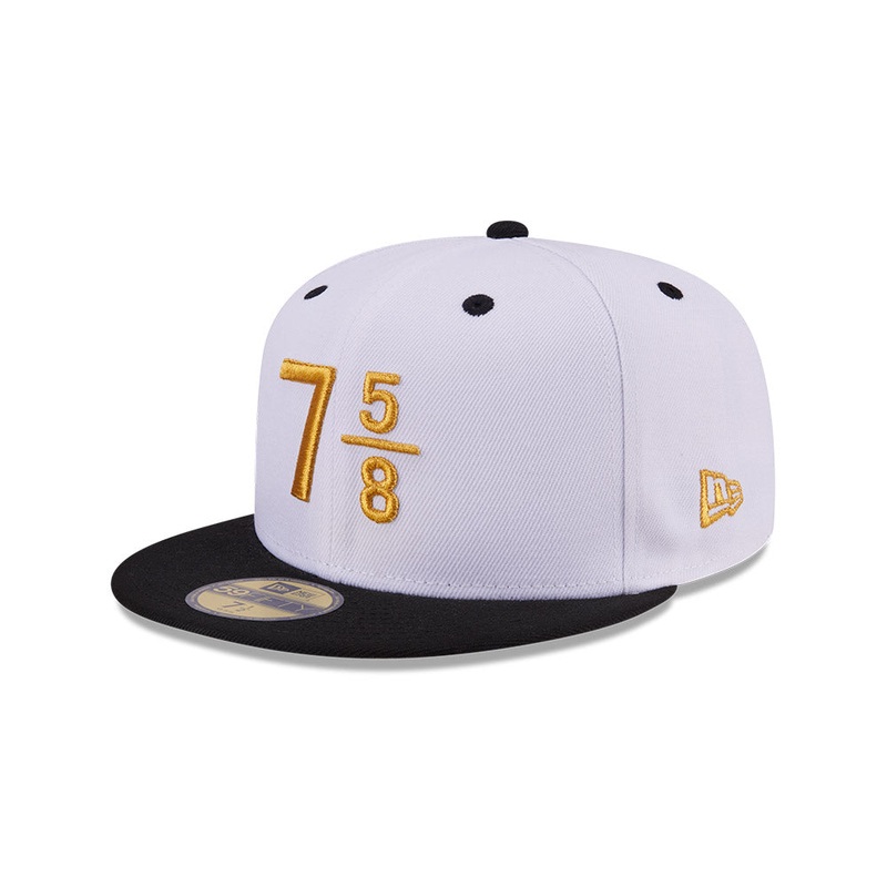 NEW ERA 59FIFTY DAY 7 5/8 WHITE 59FIFTY CAP