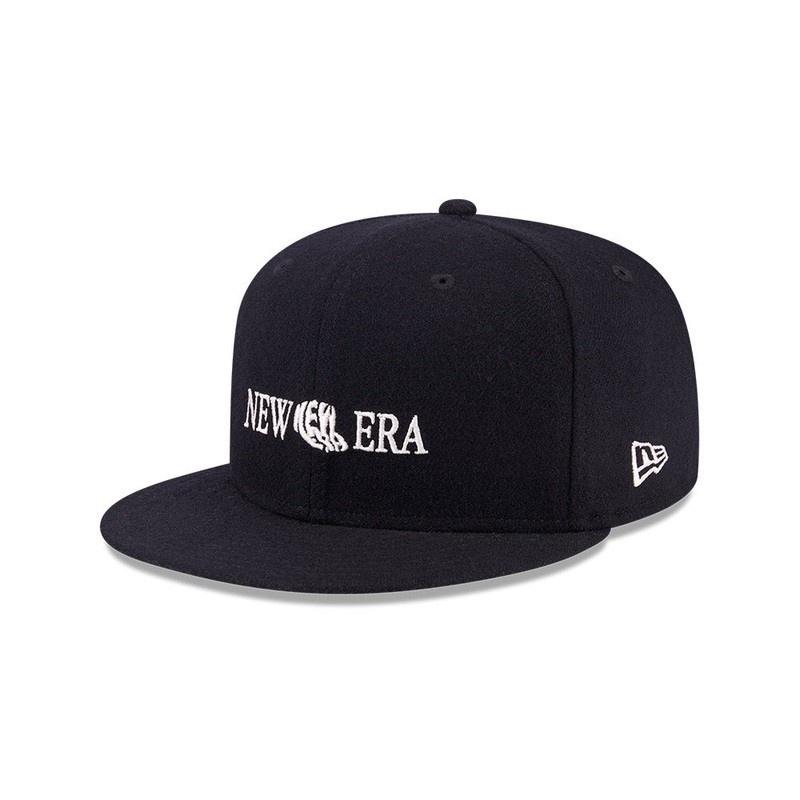 NEW ERA 59FIFTY DAY CAP LOGO BLACK 59FIFTY CAP