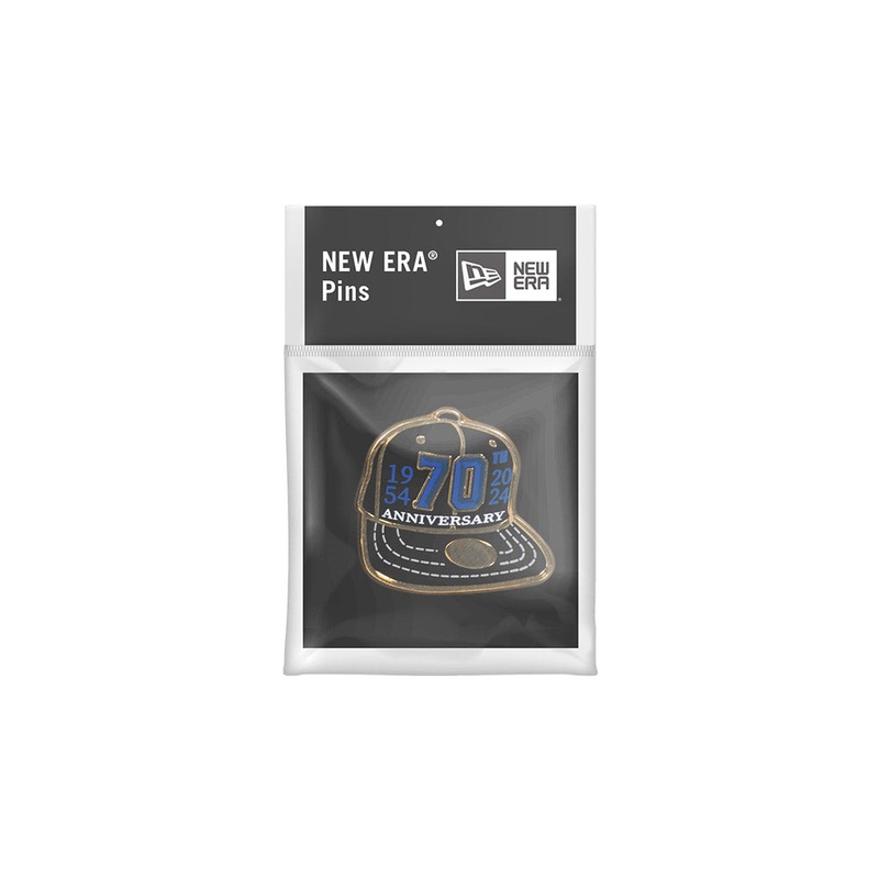 NEW ERA 59FIFTY DAY 2024 70TH ANNIVERSARY BLACK & GOLD CAP PIN