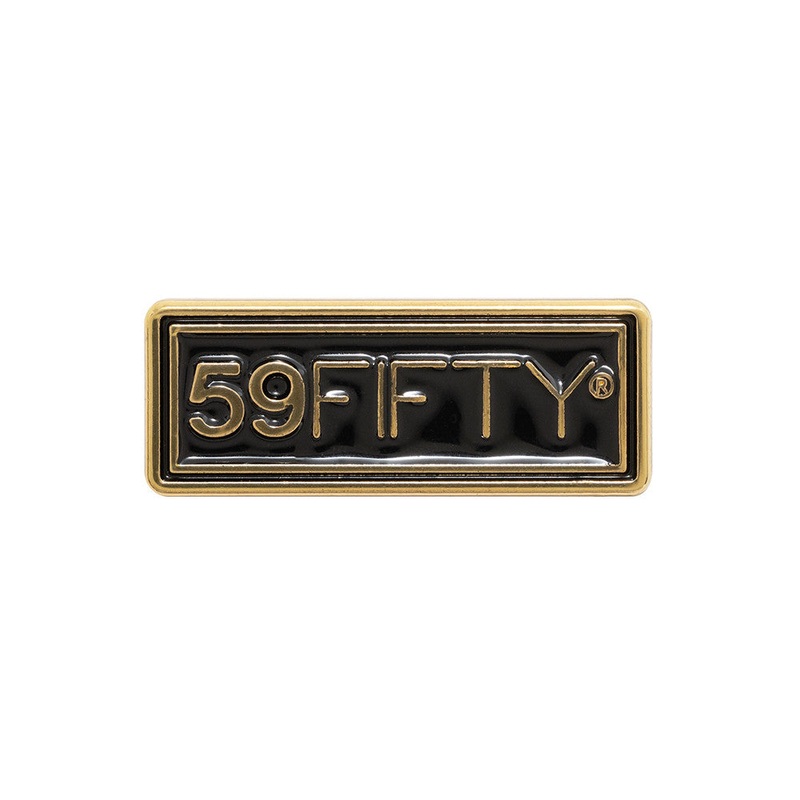 NEW ERA 59FIFTY DAY 2024 BLACK & GOLD PIN BADGE