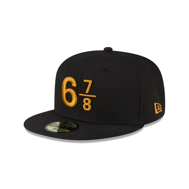 NEW ERA 59FIFTY DAY 6 7/8 BLACK 59FIFTY CAP