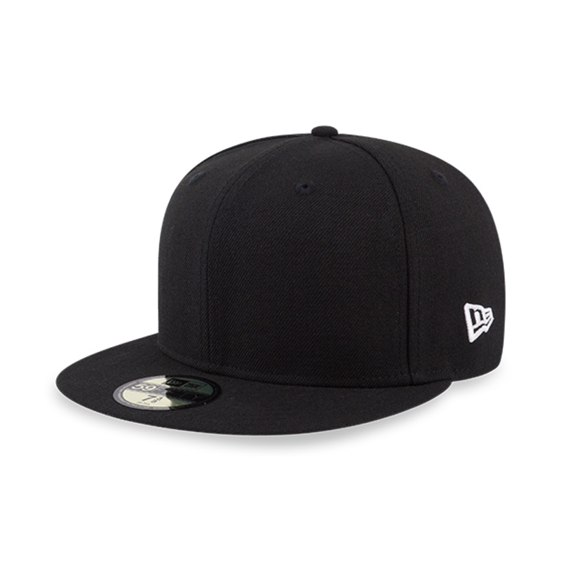 NEW ERA BASIC ALL BLACK 59FIFTY CAP