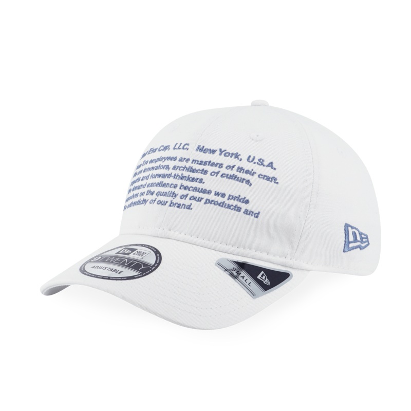 NEW ERA BASIC WHITE 9TWENTY SMALL CAP