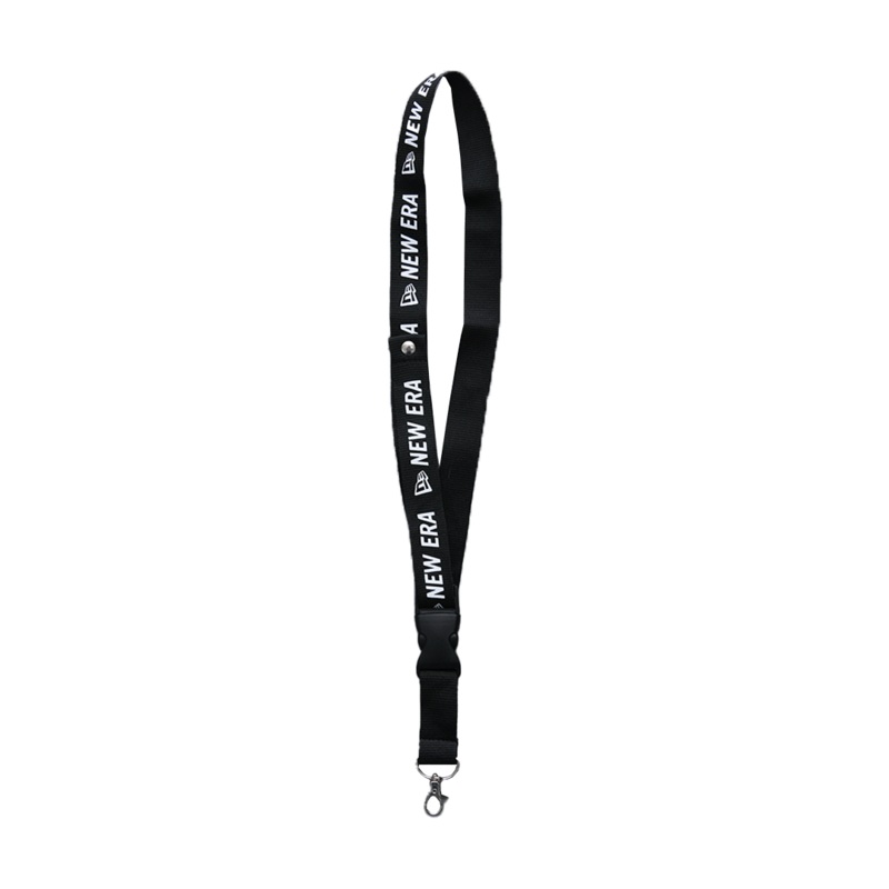 NEW ERA BLACK LANYARD|OSFM