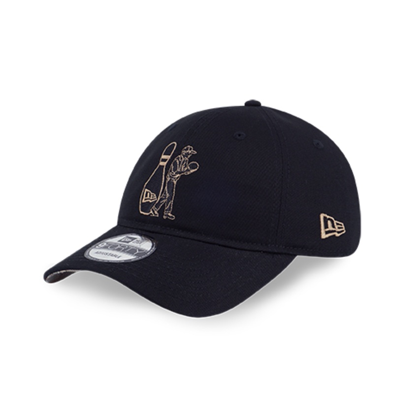 NEW ERA BOWLING CLUB BLACK 9FORTY UNST CAP