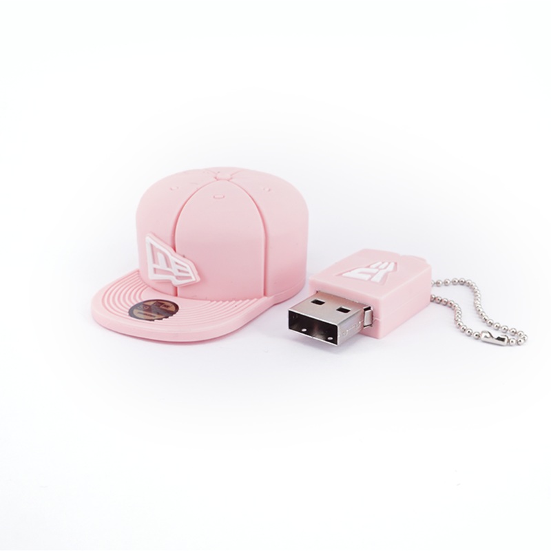 NEW ERA LIGHT PINK 32GB USB KEYCHAIN