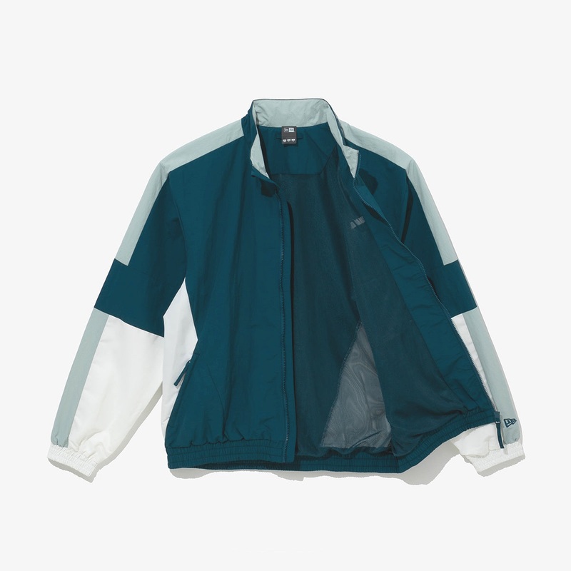 NEW ERA TECH COLOR GREEN TRACK JACKET