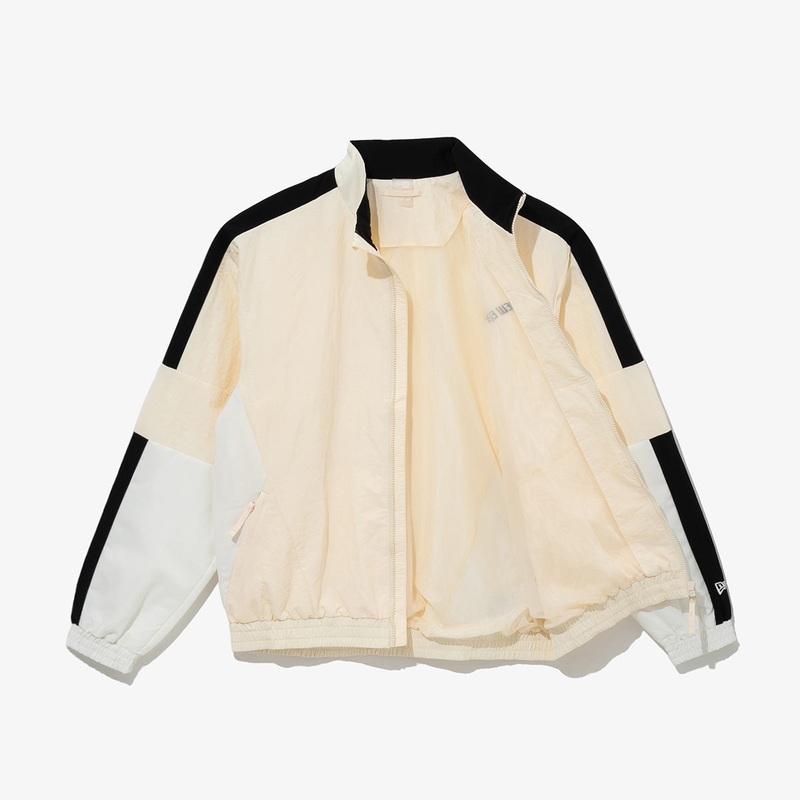 NEW ERA TECH COLOR IVORY TRACK JACKET