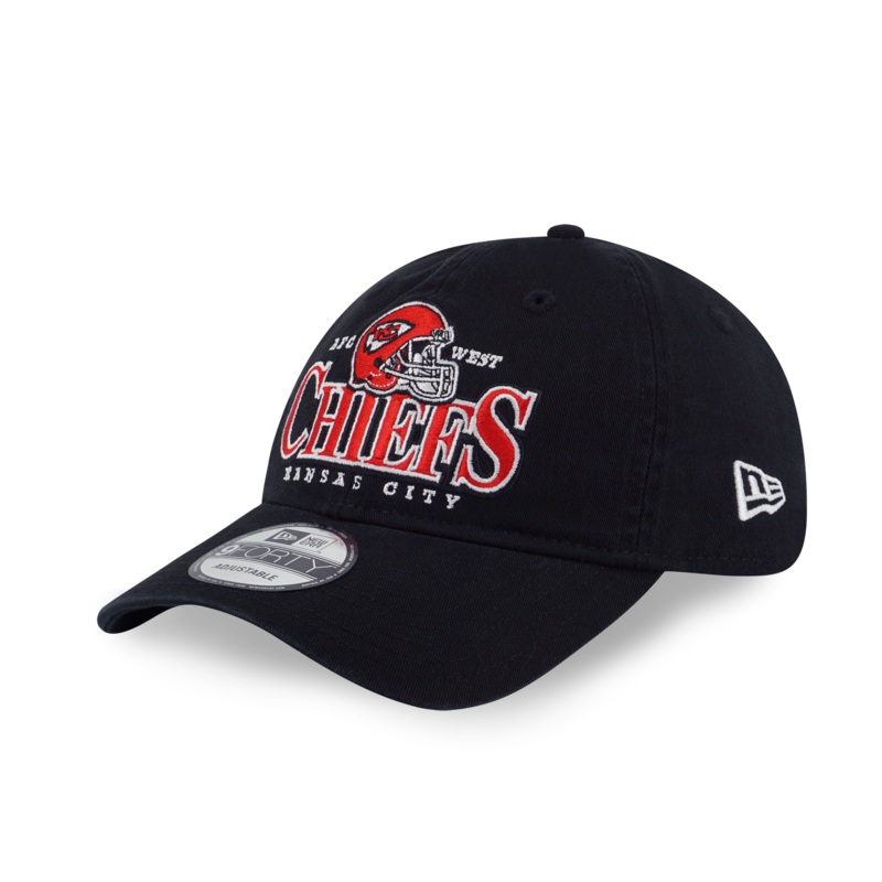 KANSAS CITY CHIEFS NFL HELMET BLACK 9FORTY UNST CAP