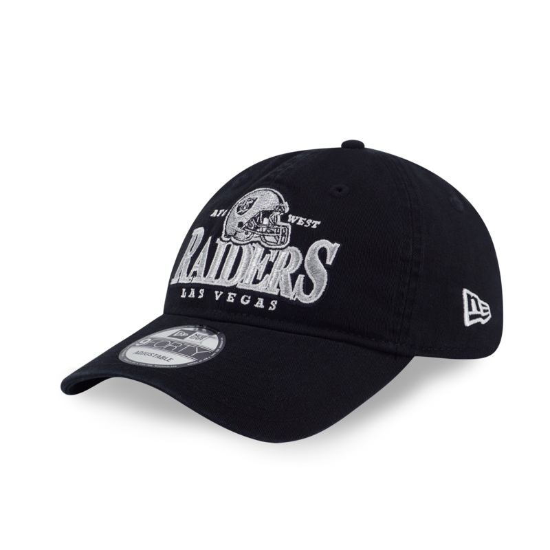 LAS VEGAS RAIDERS NFL HELMET BLACK 9FORTY UNST CAP