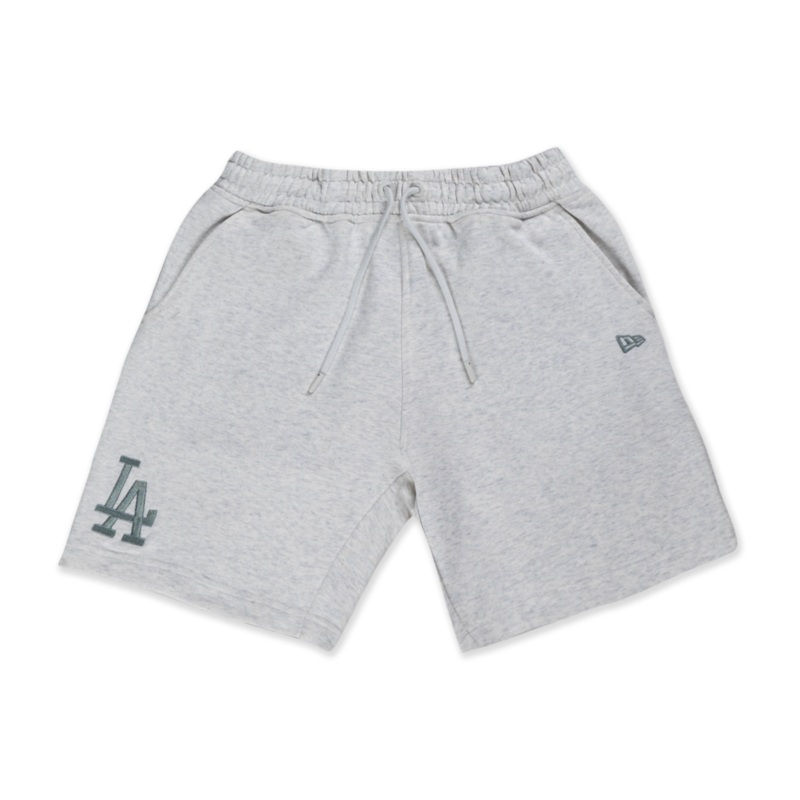LOS ANGELES DODGERS COLOR ERA LIGHT HEATHER GRAY KNIT SHORTS