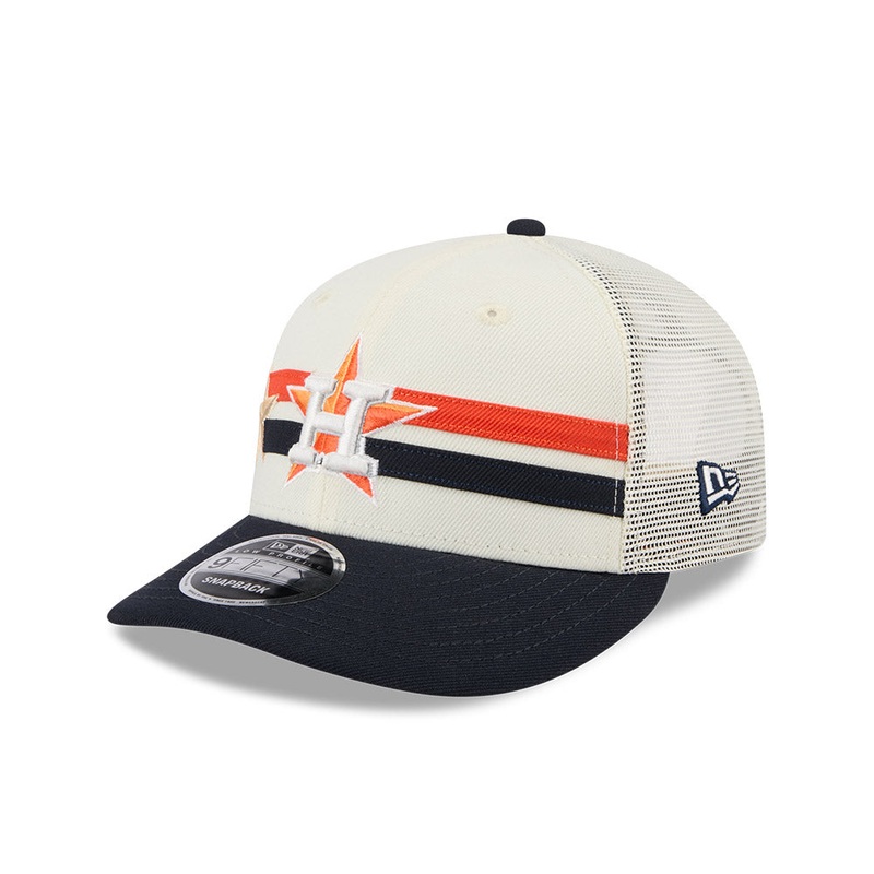 MLB ALL STAR GAME HOUSTON ASTROS NAVY VISOR LIGHT CREAM LP 9FIFTY CAP