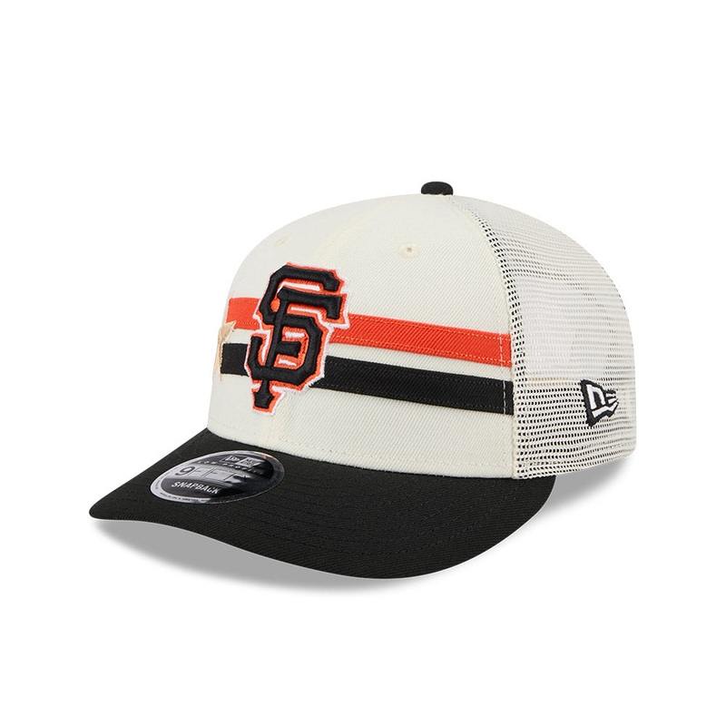MLB ALL STAR GAME SAN FRANCISCO GIANTS BLACK VISOR LIGHT CREAM LP 9FIFTY CAP