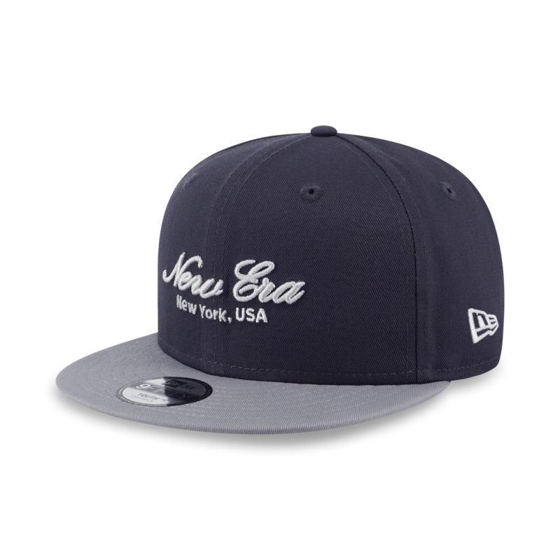 NEW ERA BASIC SCRIPT GRAY VISOR GRAPHITE KIDS 9FIFTY CAP