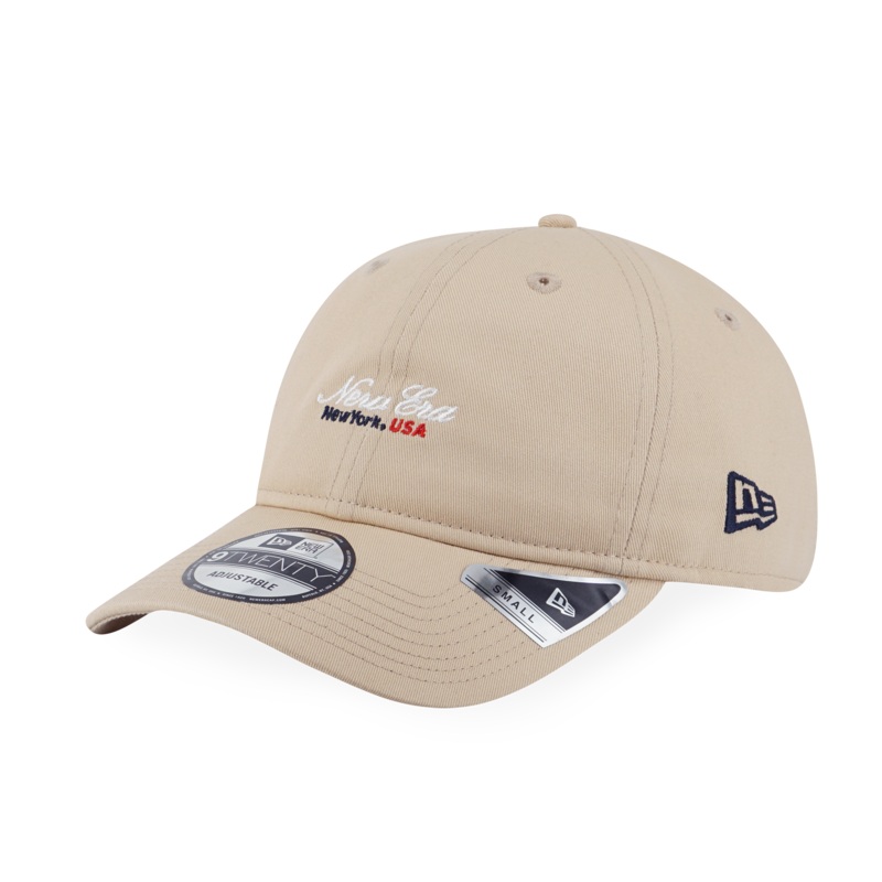 NEW ERA BASIC SCRIPT OAT MILK 9TWENTY SMALL CAP