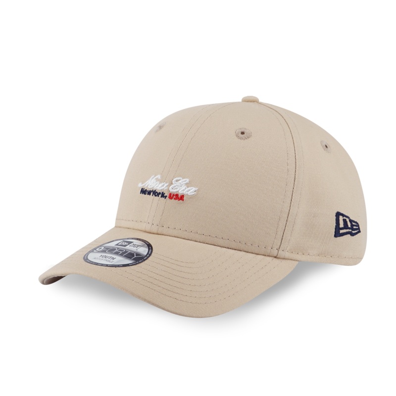NEW ERA BASIC SCRIPT OAT MILK KIDS 9FORTY CAP