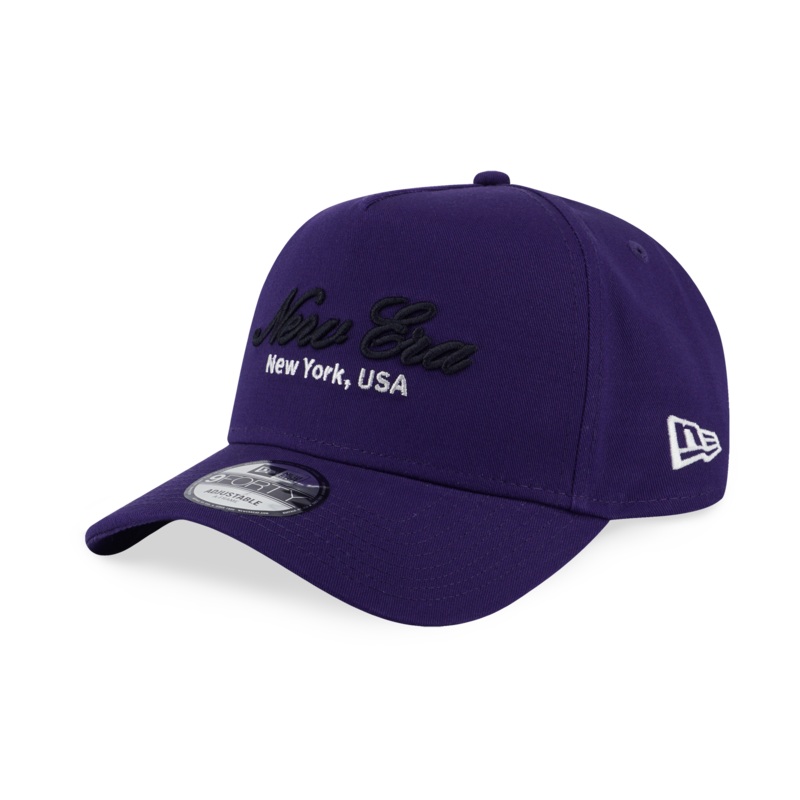 NEW ERA BASIC SCRIPT PURPLE 9FORTY AF CAP