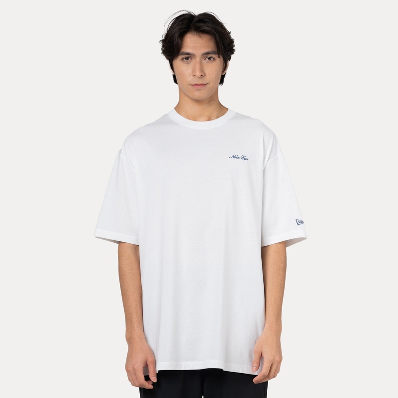 NEW ERA BASIC WHITE OVERSIZED SHORT SLEEVE T-SHIRT