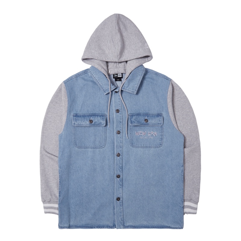 NEW ERA DENIM BLUE SHIRT JACKET