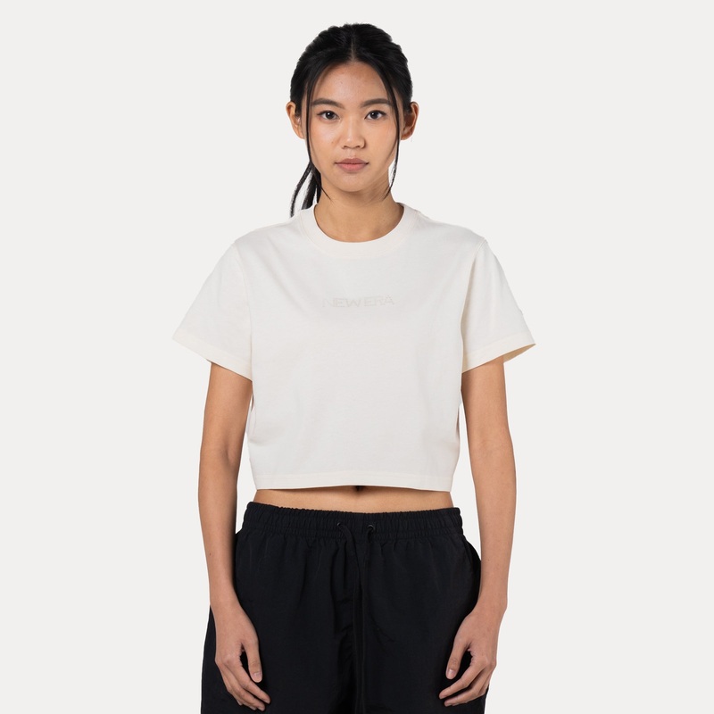 NEW ERA SAVOR THE MOMENT – PEARL IVORY WOMEN CROP TEE