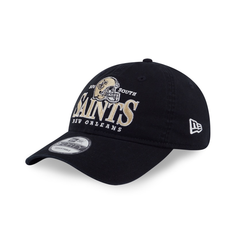 NEW ORLEANS SAINTS NFL HELMET BLACK 9FORTY UNST CAP