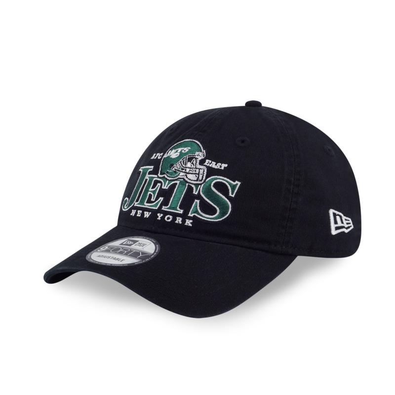 NEW YORK JETS NFL HELMET BLACK 9FORTY UNST CAP