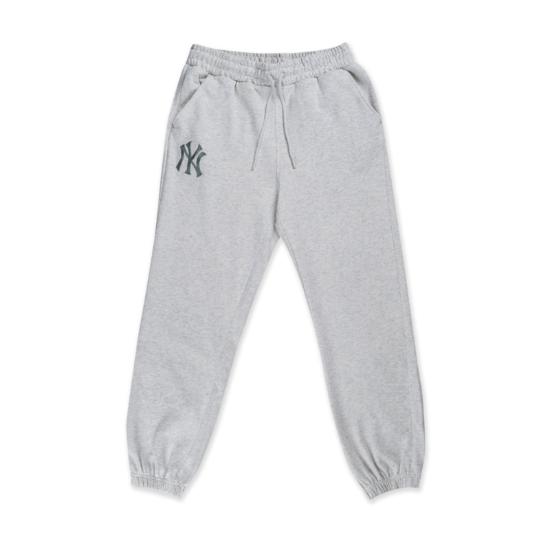 NEW YORK YANKEES COLOR ERA LIGHT HEATHER GRAY KNIT PANTS