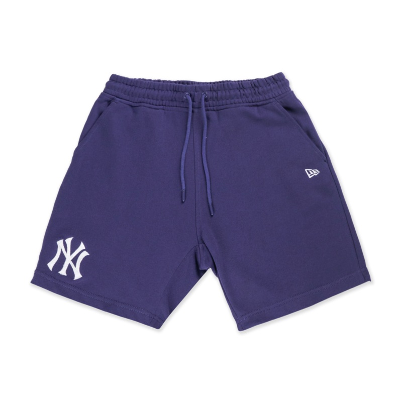 NEW YORK YANKEES COLOR ERA PURPLE KNIT SHORTS
