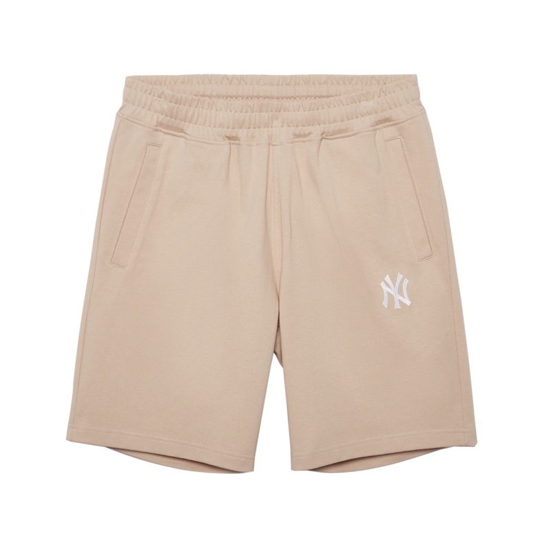 NEW YORK YANKEES ESSENTIAL KHAKI KNIT SHORTS