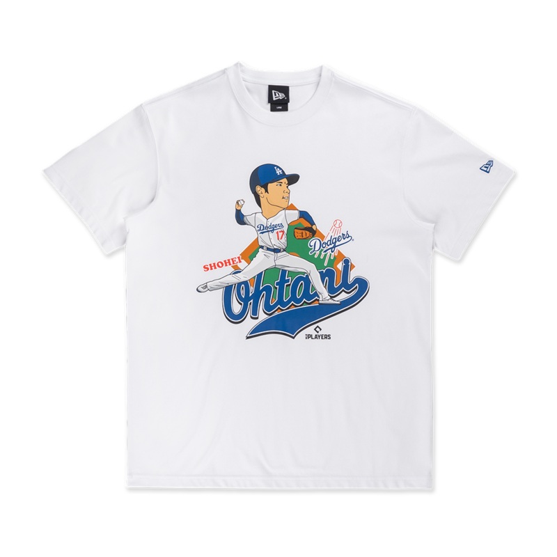 MLB LOS ANGELES DODGERS SHOHEI OHTANI WHITE SHORT SLEEVE T-SHIRT