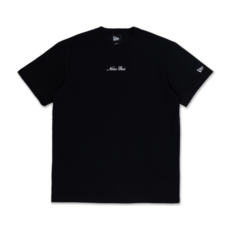 NEW ERA BASIC LOGO BLACK SHORT SLEEVE T-SHIRT