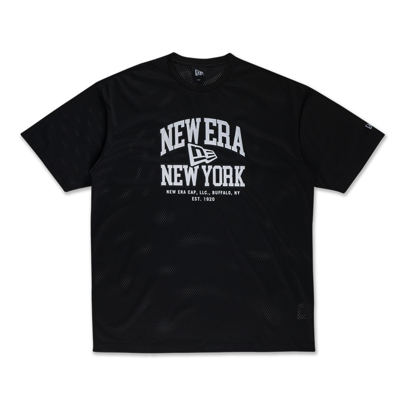 NEW ERA BASKETBALL CLUB BLACK OVERSIZED SHORT SLEEVE T-SHIRT