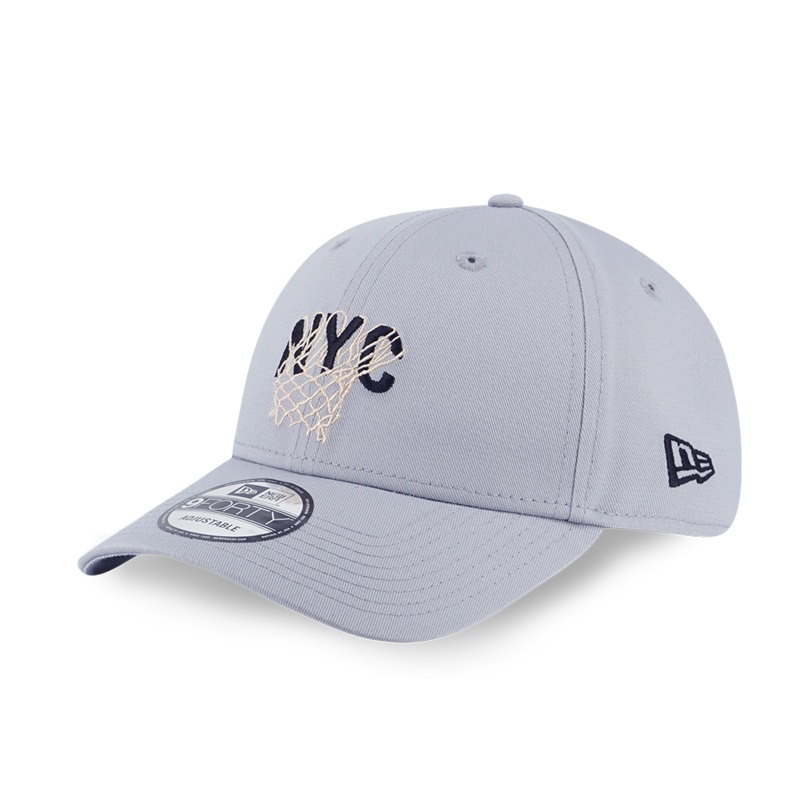 NEW ERA BASKETBALL CLUB NYC DOLPHIN GRAY 9FORTY CAP