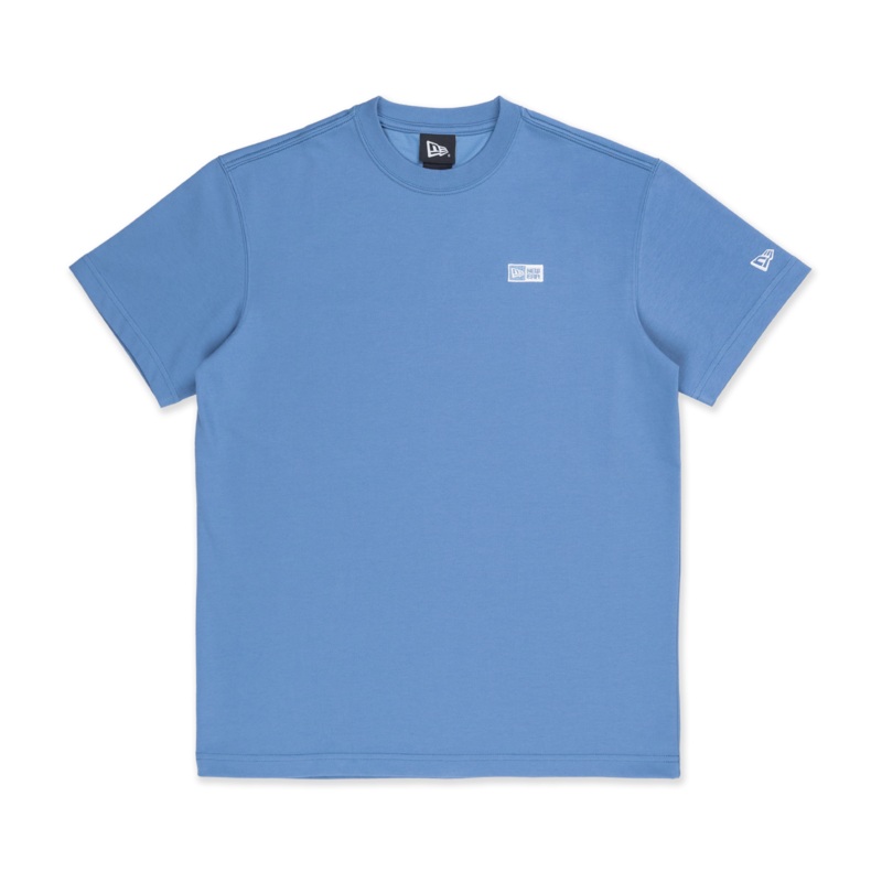 NEW ERA BOX LOGO BLUE SHORT SLEEVE T-SHIRT