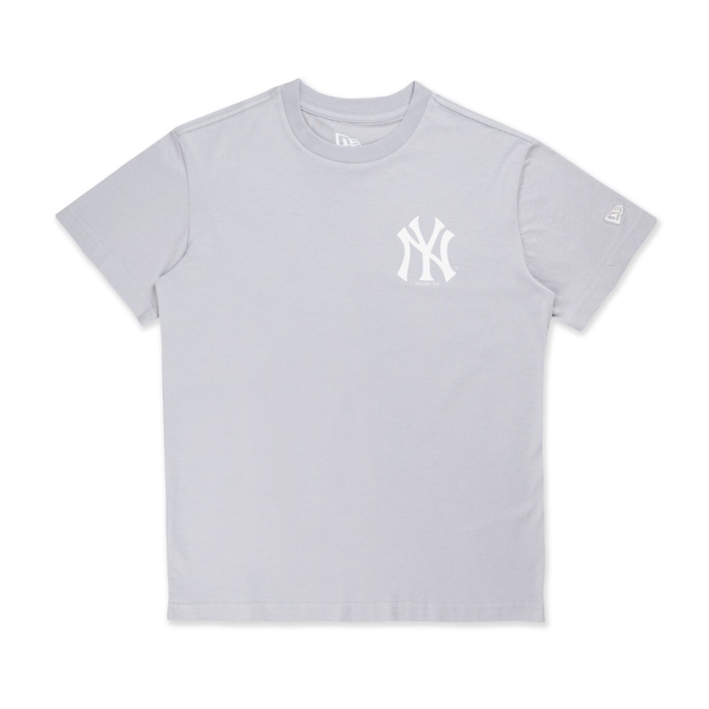 NEW YORK YANKEES ESSENTIAL DOLPHIN GRAY SHORT SLEEVE T-SHIRT