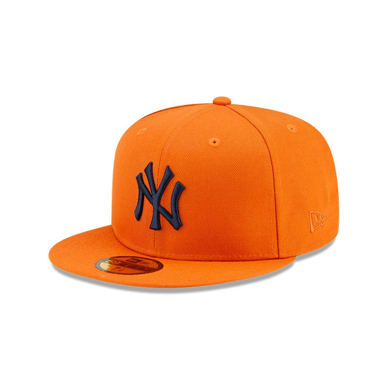 OVO X NEW YORK YANKEES FOREST ORANGE NEW ERA 59FIFTY CAP
