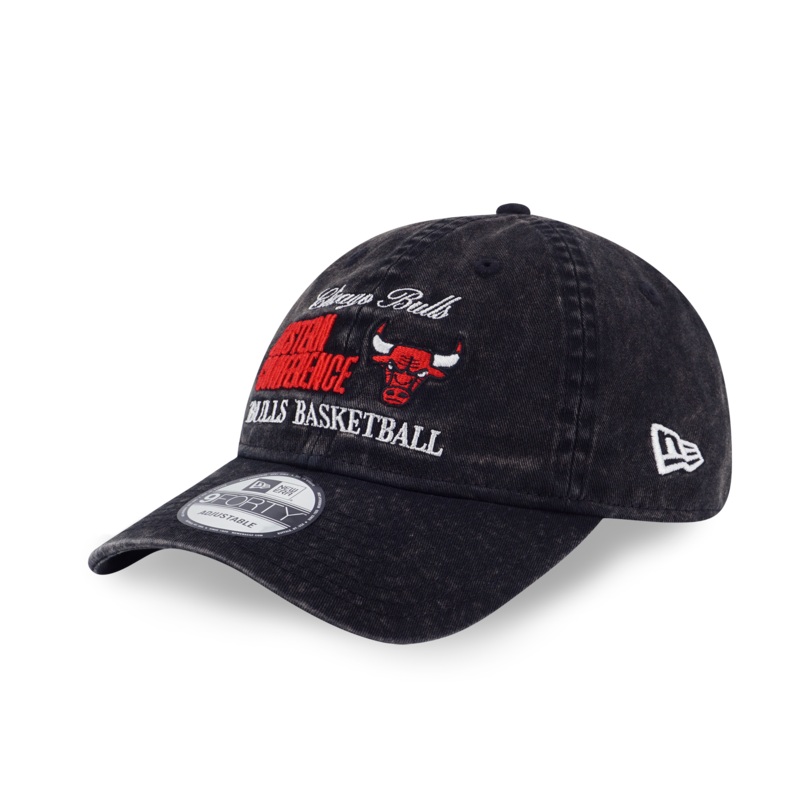 CHICAGO BULLS OLD SCHOOL SPORT AP BLACK 9FORTY UNST CAP