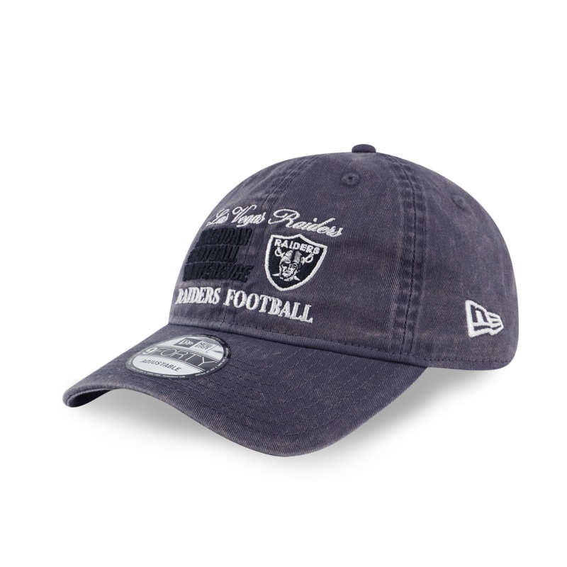 LAS VEGAS RAIDERS OLD SCHOOL SPORT AP GRAPHITE 9FORTY UNST CAP