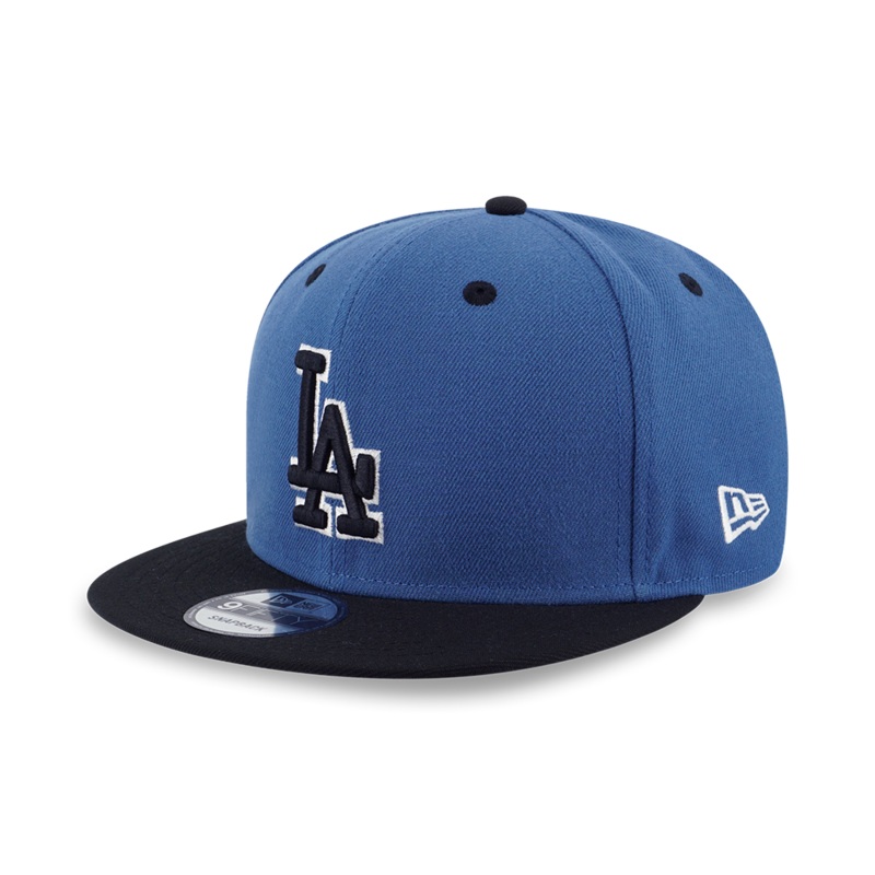 LOS ANGELES DODGERS BLUE SLATE BLACK VISOR INDIGO BLUE 9FIFTY CAP