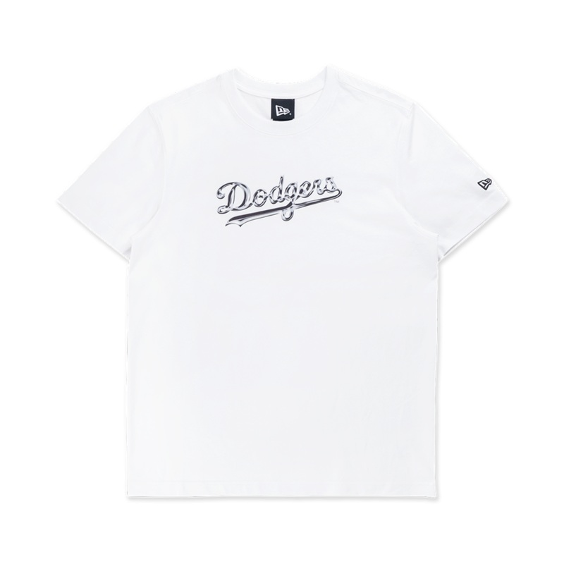 LOS ANGELES DODGERS COMIC SPACE WHITE SHORT SLEEVE T-SHIRT