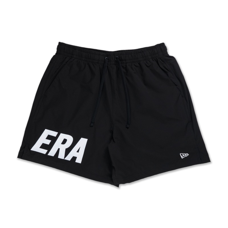 NEW ERA BASIC OUTDOOR BOLD BLACK WOVEN SHORTS
