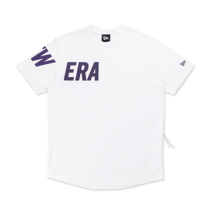 NEW ERA OUTDOOR BOLD WHITE PERFORMANCE SHORT SLEEVE T-SHIRT