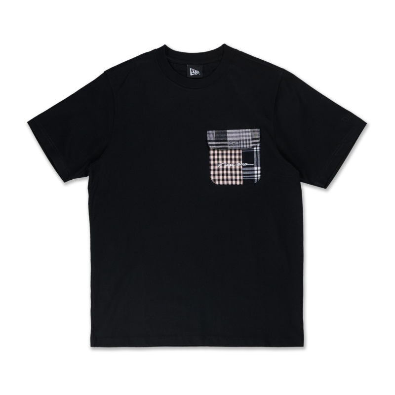 NEW ERA PREPPY BLACK SHORT SLEEVE T-SHIRT