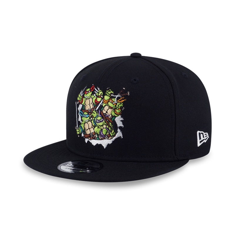 NEW ERA X TEENAGE MUTANT NINJA TURTLES BLACK 9FIFTY CAP