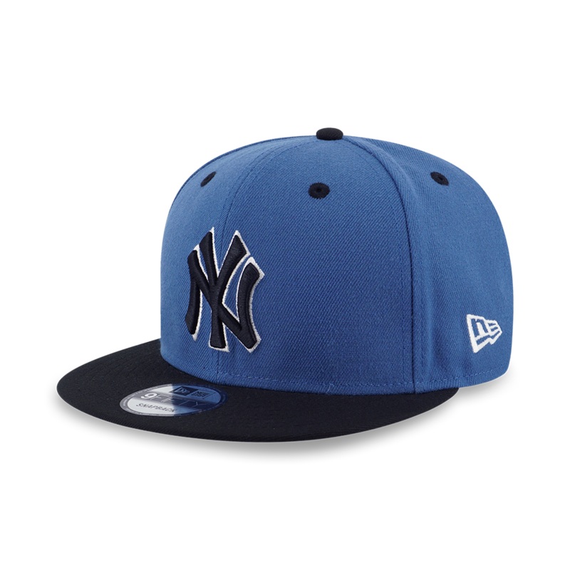 NEW YORK YANKEES BLUE SLATE BLACK VISOR INDIGO BLUE 9FIFTY CAP