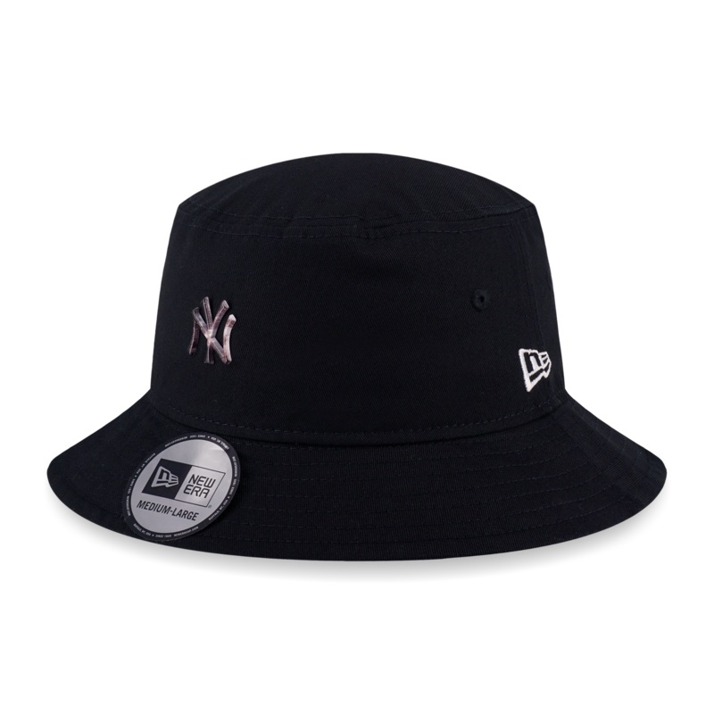 NEW YORK YANKEES COMIC SPACE – METAL BADGE BLACK BUCKET 01
