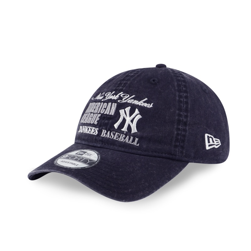 NEW YORK YANKEES OLD SCHOOL SPORT AP NAVY 9FORTY UNST CAP