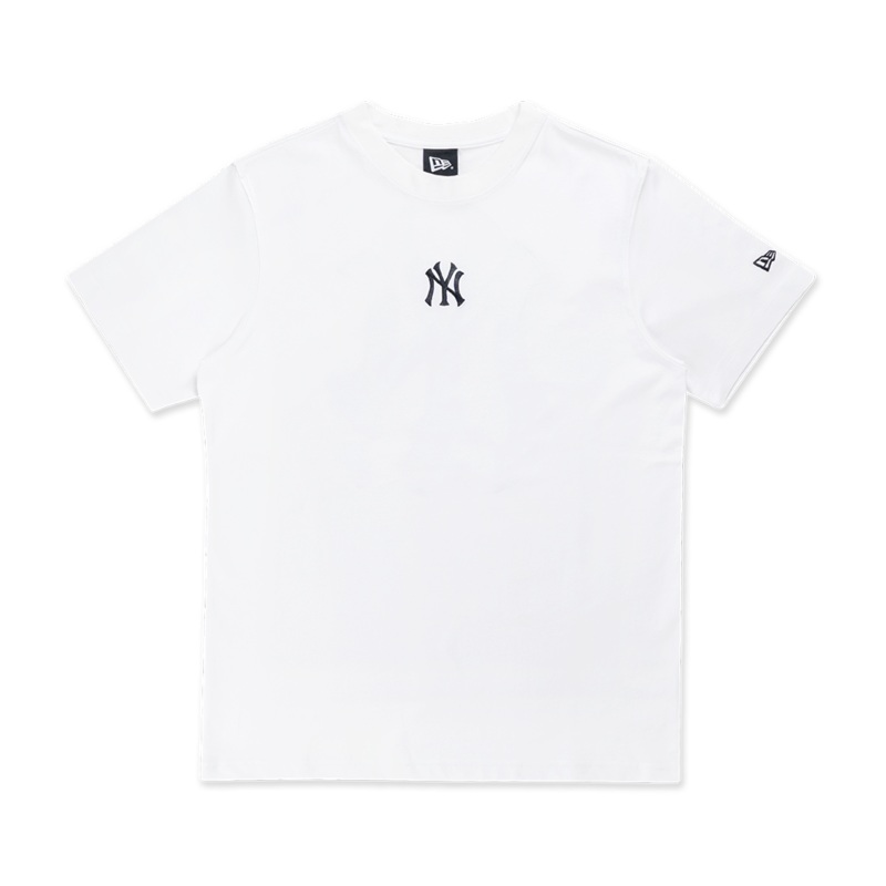 NEW YORK YANKEES PREPPY WHITE SHORT SLEEVE T-SHIRT