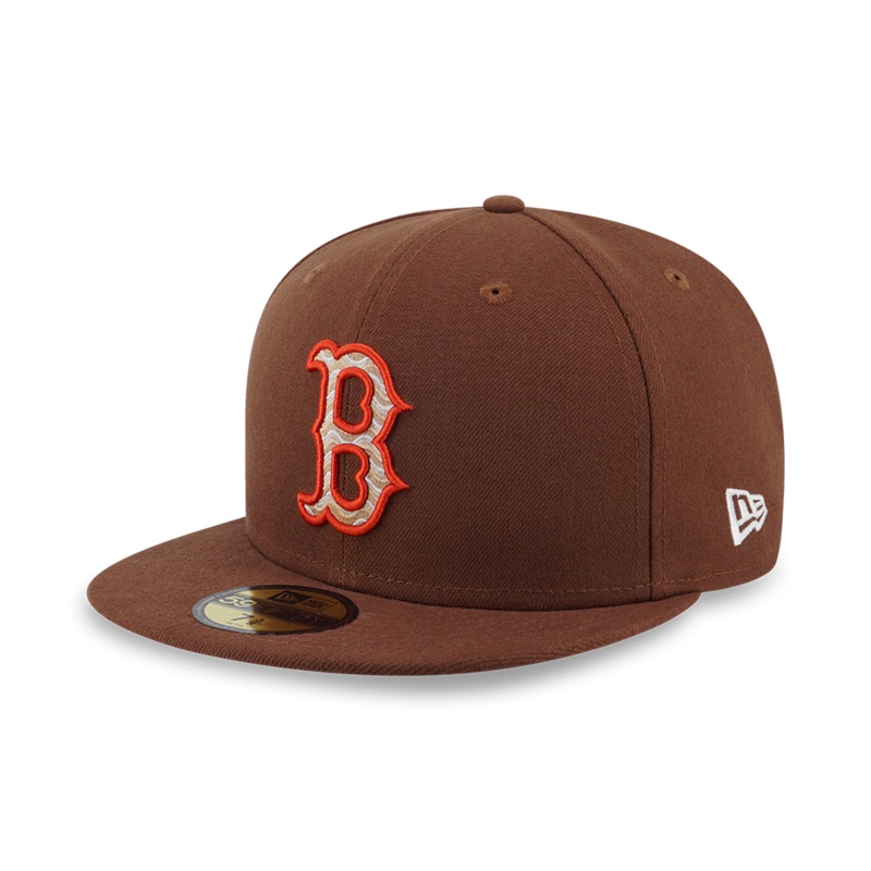 59FIFTY PACK – SMOKY SIZZLE BOSTON RED SOX COOPERSTOWN TOFFEE 59FIFTY CAP